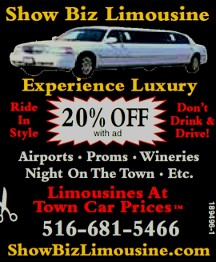 Show Biz Limousine is the winner of the Award for Most Trusted and Affordable Limousine Service in Long Island, Queens and New York. Show Biz Limousine is the 5 Star Google Rated Award Winning Limo Service that Long Island, Queens and New York customers recommend most. 27 years of experience in providing the #1 most affordable, trustworthy and luxurious limousine, SUV and Sedan service in Long Island, Queens and New York. Limo Discount Coupon 20 percent Off on your next limousine, SUV, or Sedan rental. Show Biz Limousine is the winner of the Award for Most Trusted and Affordable Limousine Service in Long Island, Queens and New York. Show Biz Limousine is the 5 Star Google Rated Award Winning Limo Service that Long Island, Queens and New York customers recommend most. 27 years of experience in providing the #1 most affordable, trustworthy and luxurious limousine, SUV and Sedan service in Long Island, Queens and New York. Limo Discount Coupon 20 percent Off on your next limousine, SUV, or Sedan rental.